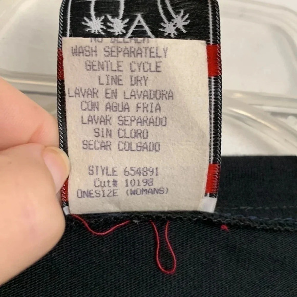 VTG 80s 90s Halloween Long Sleeve Top Tunic Oversized Glow in the Dark Unisex - Picture 12 of 12